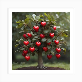 Heart Tree Art Print