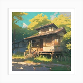 House In The Woods Art Print