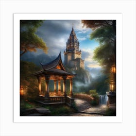 Fairytale Castle 21 Art Print