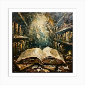 Open Book 4 Art Print