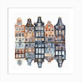 Amsterdam Houses 4 Art Print