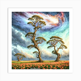 Trees by Peter Ghetu 2024 Art Print