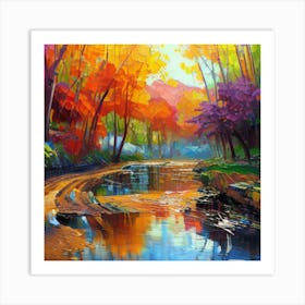 Autumn In The Forest 1 Art Print