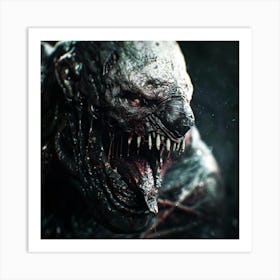 Creature from hell Art Print