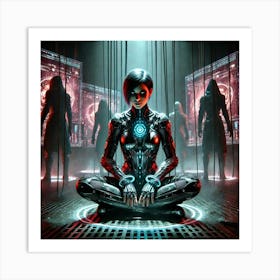 Zoya Nightshade Episode9 Falling Shadows 1024x1024 Art Print