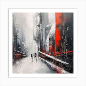 Abstract Cityscape 11 Art Print