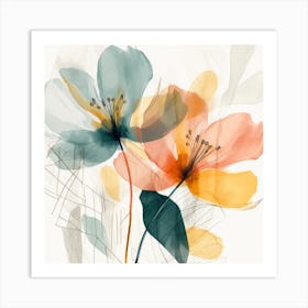 Floral Dreams 5 Art Print