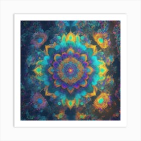 Geometric Flow 4 Art Print