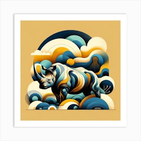 Contemporary Trends With An Animal Motif 01 Art Print