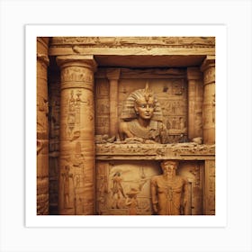 Egyptian Temple Art Print