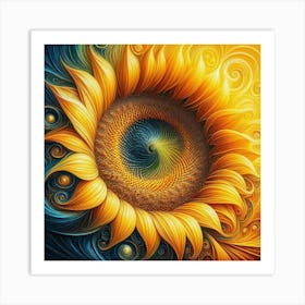 Sunflower 11 Art Print