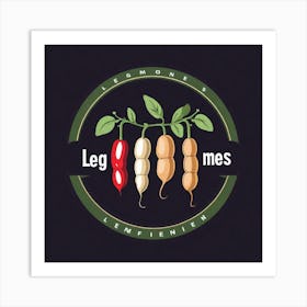 Legumes As A Logo (41) Art Print