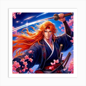 Samurai Warrior 2 Art Print