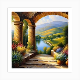 Arched Doorway Art Print