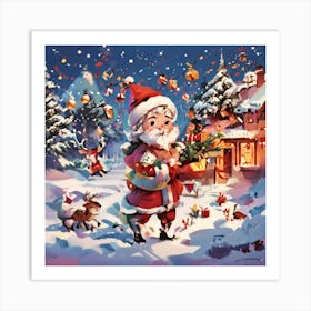 Santa Claus Art Print