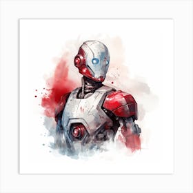 Robot Art Art Print