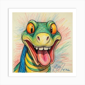 Lizard 30 Art Print