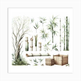 Bamboo 5 Art Print