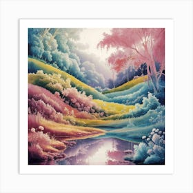 Rainbow Valley 1 Art Print