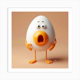 Egg - Egg Stock Videos & Royalty-Free Footage Art Print