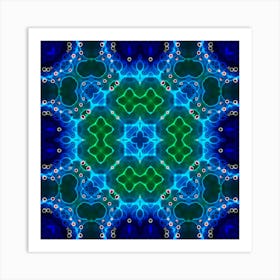 Modern Abstraction Pattern Aurora Borealis Art Print