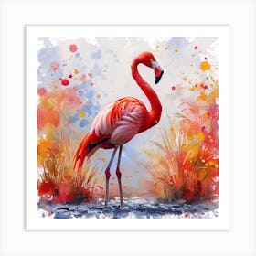 Flamingo 8 Art Print