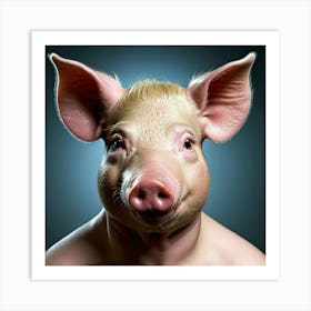 Pig Face Art Print
