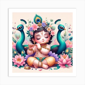 Krishna 4 Art Print