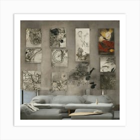 Abstract Painting 34 Art Print