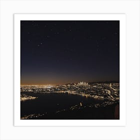 San Francisco At Night Art Print