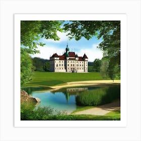 Castle In The Woods 5 Art Print