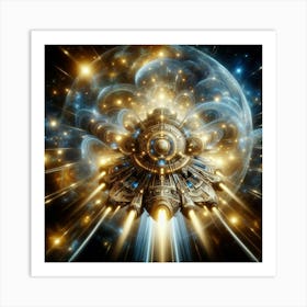 Spaceship 4 Art Print