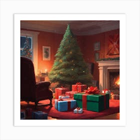 Christmas Tree 52 Art Print