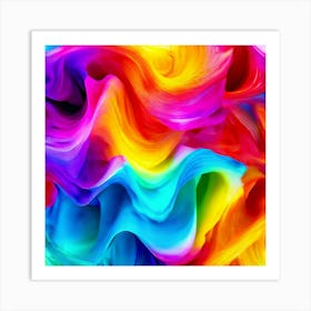 Colorful Abstract Background Art Print