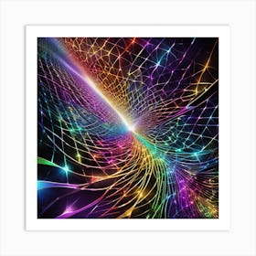 Abstract Fractal Background 2 Art Print