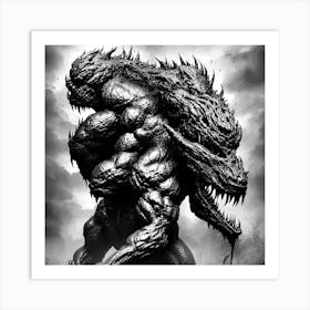 Demon Creature Art Print