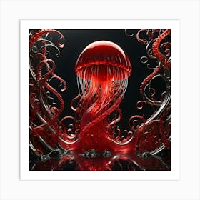 Red Jelly 12 Art Print