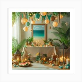 Tropical Party Art Print