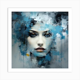 Abstract Of A Woman 1 Art Print