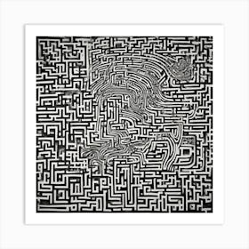 Maze 5 Art Print