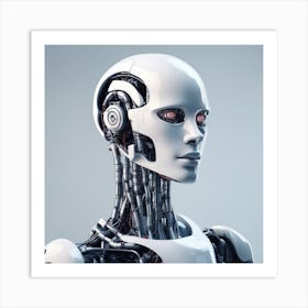 Humanoid Robot Art Print