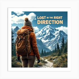 Lost In The Right Direction Art Print