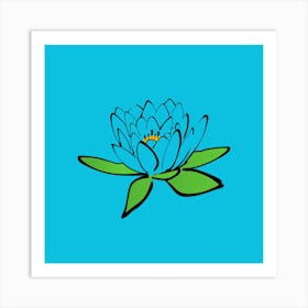 Lotus Flower 1 Art Print