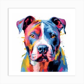 Pit Terrier Painting Art Print