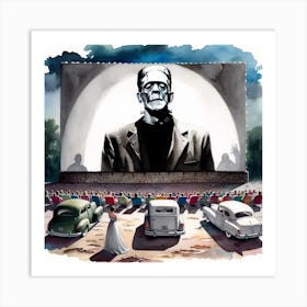 Frankenstein Movie Poster Art Print