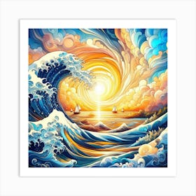 Great Wave Art Print