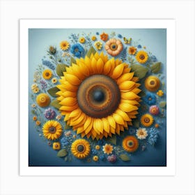 Sunflowers 8 Art Print