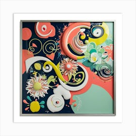 Leonardo Phoenix A Vibrant And Eclectic Wall Art Piece Featuri 3 Art Print