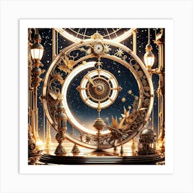 Clock Art Print