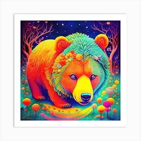 Fairytale Bear Art Print